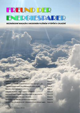 mezinárodní magazín o moderním plošném