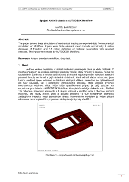 Bartecky: SPOJENI ANSYS CLASSIC S AUTODESK MOLDFLOW.pdf