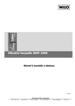 Vibrační čerpadlo SKM-1000