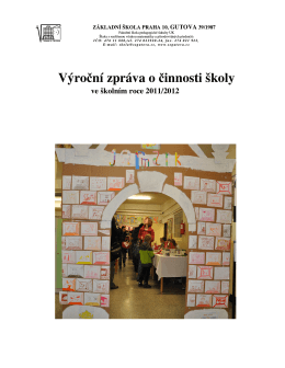Výroční zpráva za rok 2011/2012