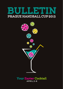 Official bulletin - Prague Handball Cup