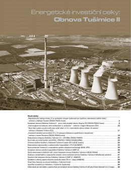 Projekt Komplexní obnovy Elektrárny Tušimice (All for Power, 4/2009)