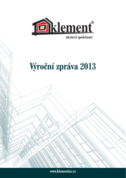 Stáhnout výroční zprávu 2013 CZ v PDF