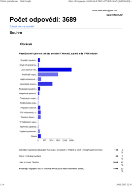 č. 3 záznam odpovědí z ankety na webu