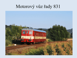 Motorový vůz řady 831