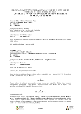 Celé znění smlouvy - z 22.05.2012 - Veřejné zakázky