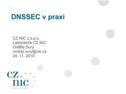 DNSSEC v praxi