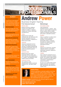 ANDREW POWER Intensive Business English