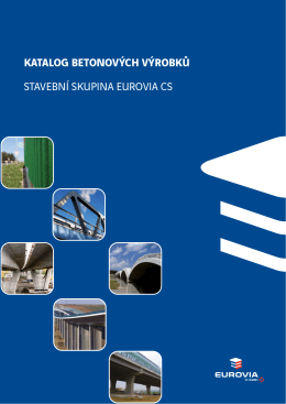katalog betonových výrobků stavební skupina eurovia cs