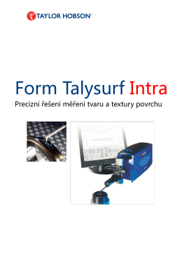 Form Talysurf Intra