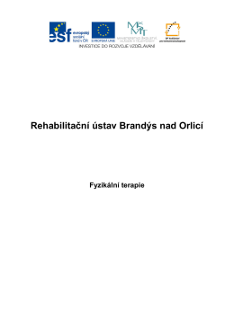 7. Fyzikální terapie - Rehabilitační ústav Brandýs nad Orlicí