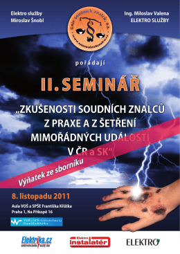 Výňatek z II. semináře Unie