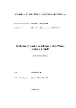 Realizace výstavby kanalizace v obci Plaveč, studie a projekt.pdf