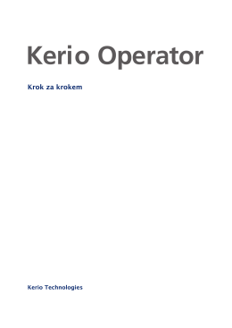 Kerio Operator - Kerio Software Archive