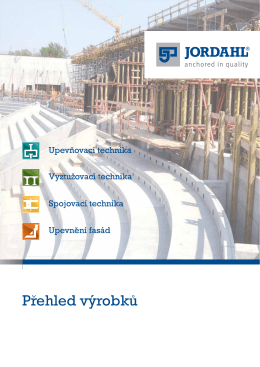 PDF Brožury JORDAHL Přehled Produktů