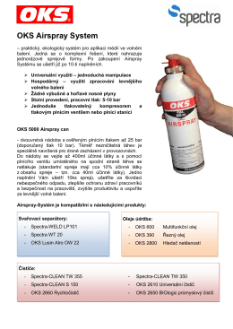 OKS Airspray System - SPECTRA spol. s ro