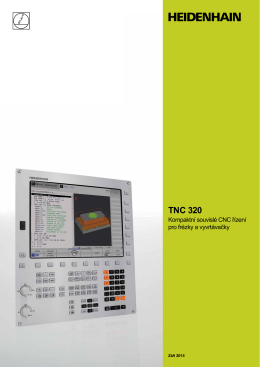 TNC 320 - Kompaktní souvislé CNC řízení pro frézky a