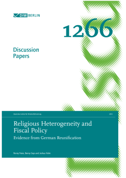 Religious Heterogeneity and Fiscal Policy