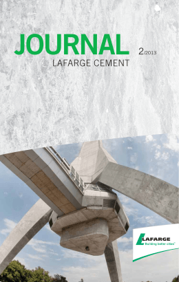 journal 2/2013 - Lafarge Cement a.s.