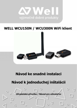 WELL WCU150N / WCU300N WiFi klient