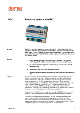 IPLC Procesní stanice MiniPLC