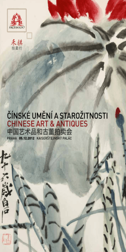 Čínské umění a starožitnosti Chinese art & antiques