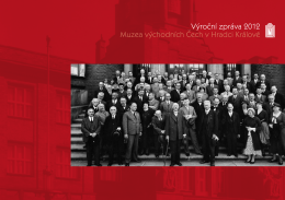 Výroční zpráva 2012 - Muzeum východních Čech v Hradci Králové