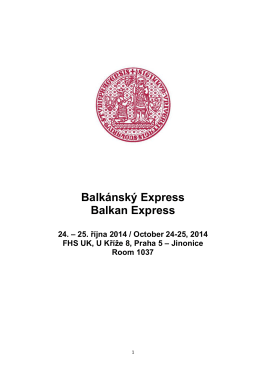 Balkánský Express Balkan Express