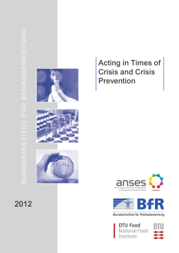 Acting in Times of Crisis and Crisis Prevention