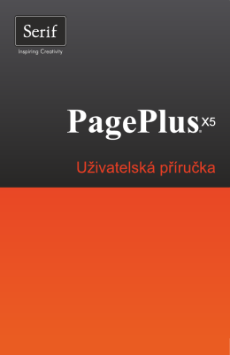 Uživatelská příručka PagePlus X5