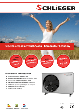 Tepelná čerpadla vzduch/voda - KompaktAir Economy