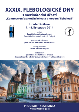 Program - Česká flebologická společnost