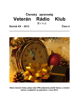4/2013 - Veterán Radio Klub