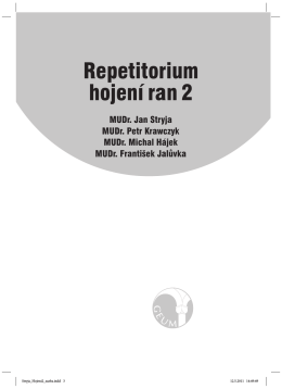 Repetitorium hojení ran 2