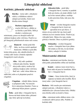 Liturgické oblečení