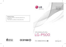 LG P500.pdf - Úvod