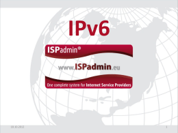IPv6 Adresy - typ unicast