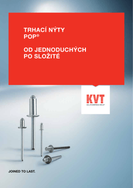 POP® Trhací nýty | KVT