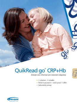 QuikRead go® CRP+Hb