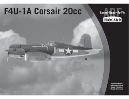 Hangar 9 Corsair 20cc - Absolu