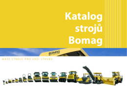 Katalog strojů Bomag