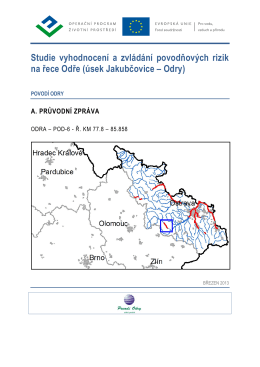Studie vyhodnocení a zvládání povodňových rizik na řece Odře
