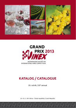 Oficiální katalog GRAND PRIX VINEX 2013 (pdf)