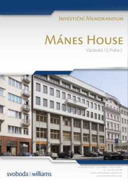 Mánes House - Svoboda & Williams
