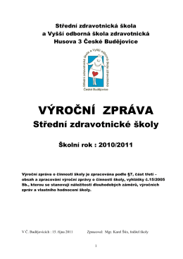 Střední zdravotnická škola - SZŠ a VOŠZ České Budějovice