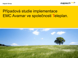 Případová studie implementace EMC Avamar ve společnosti Teleplan.
