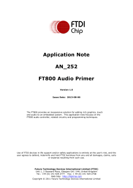AN_252 FT800 Audio Primer