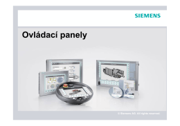 Ovládací panely - Siemens, s.r.o.