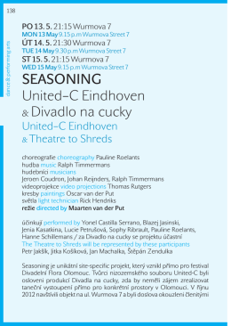 SEASONING United–C Eindhoven & Divadlo na