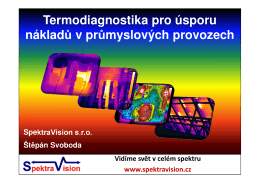 Termodiagnostika PPT - SpektraVision (Žilina 2013)